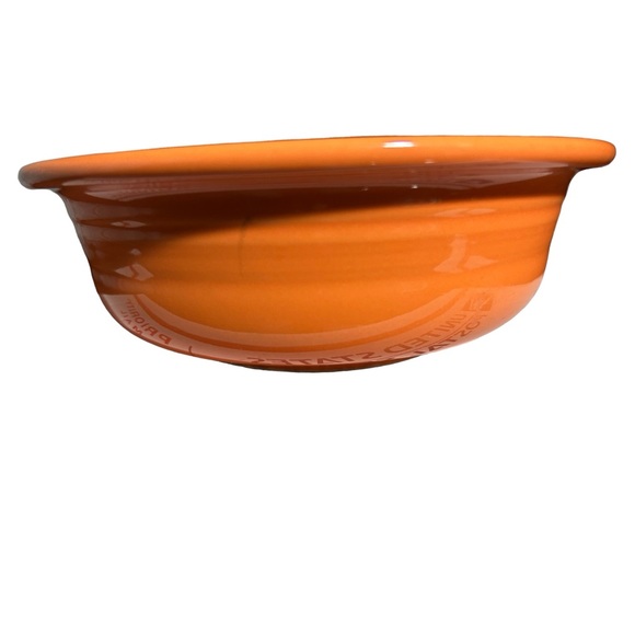 Fiesta Orange Vegetable Bowl 8 1/2 Inches - Picture 2 of 4